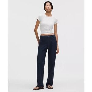 LULULEMON 5 Pocket Pant 30" Women's Size 4 True Navy Quiet Luxury Minimalist